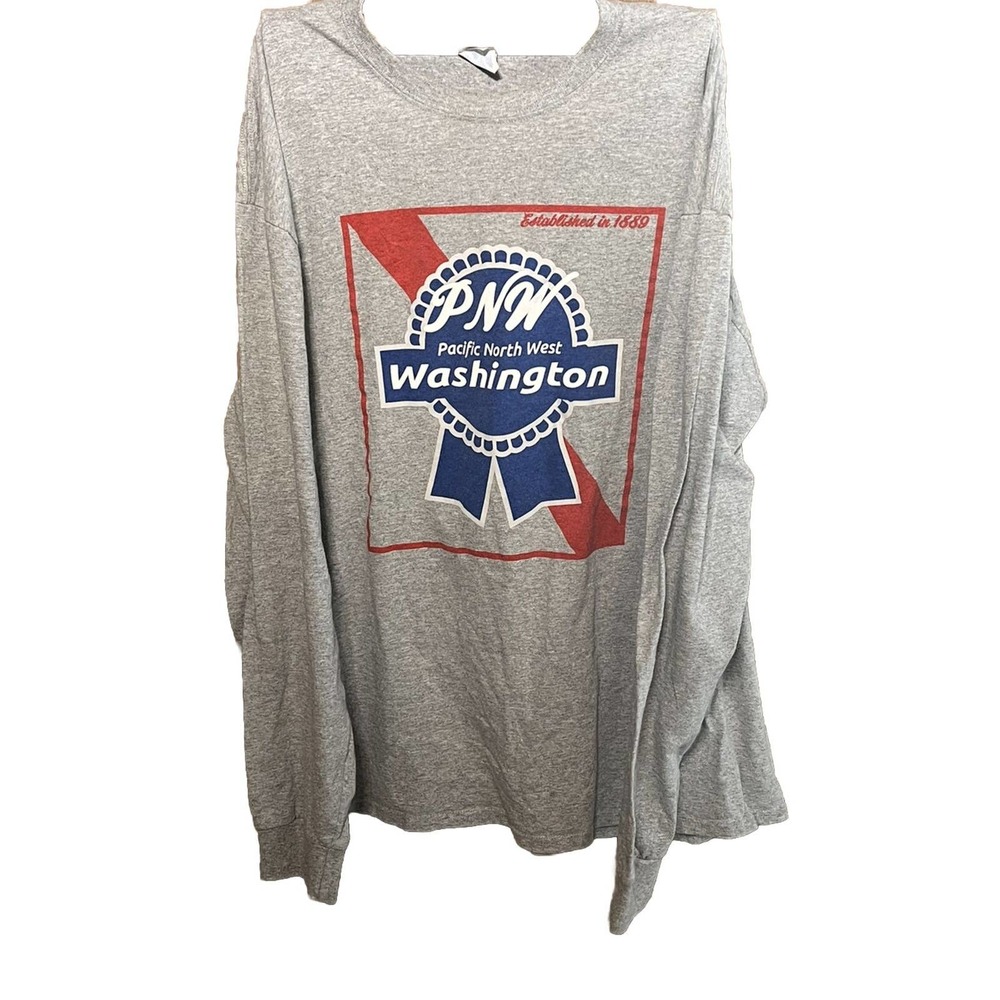 pabst blue ribbon pacific northwest washinton tshirt 2xl